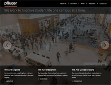 Tablet Screenshot of pflugerarchitects.com